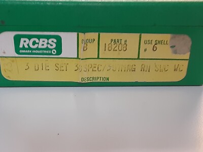 RCBS Reloading Dies Group B