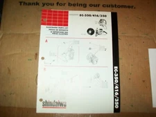 1992 Shindaiwa EC-350 / 416 / 350 Saws Illustrated Parts List # 60319 OEM Manual