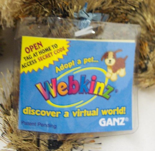 Ganz Webkinz FUZZY LEOPARD 8" Plush STUFFED ANIMAL Toy NEW - Picture 3 of 3