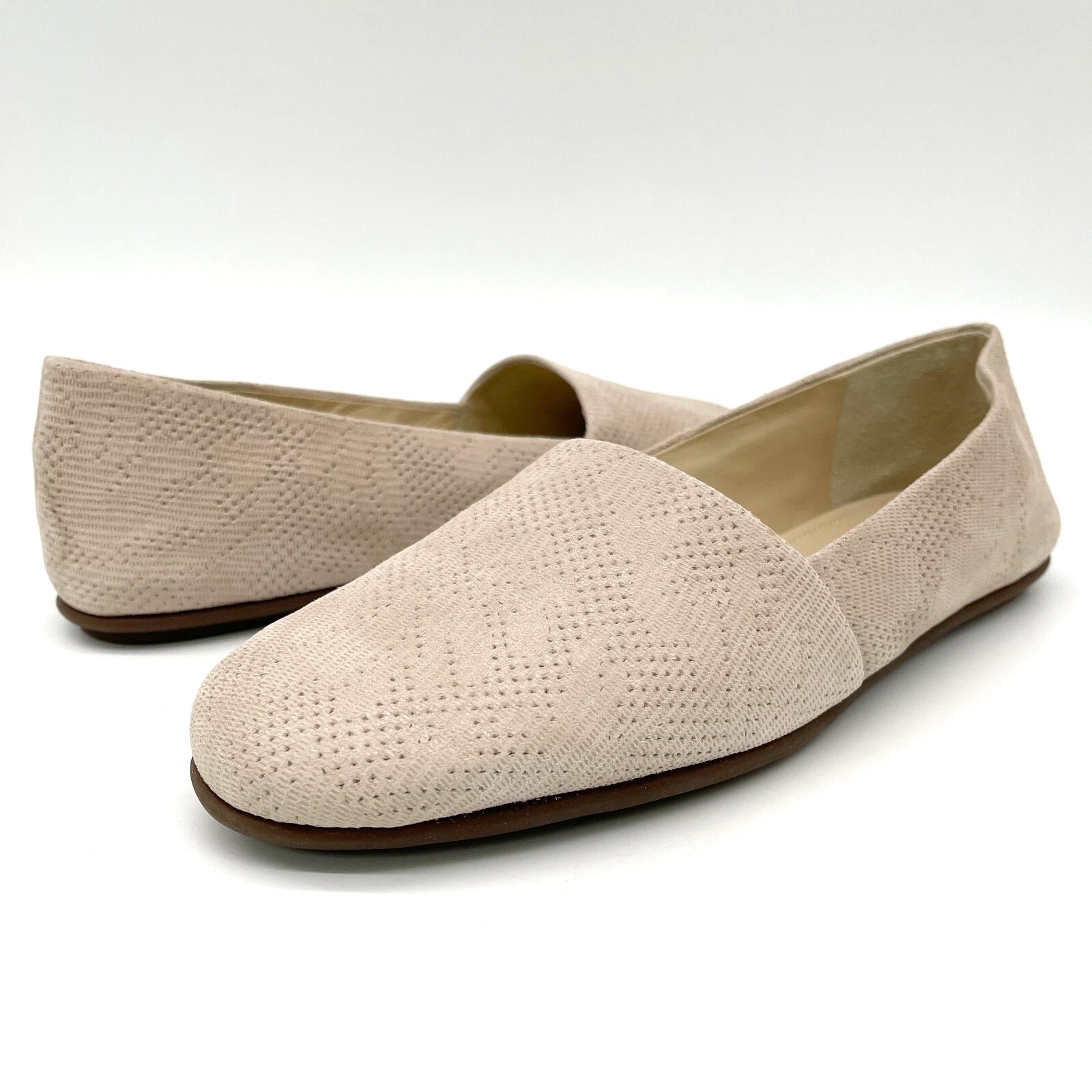 Ballerine donna Ecco Osan taglia 41 US 10 10 5 rosa polvere pelle comfort minimalista