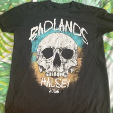 Halsey Badlands Tour 2016 Short Sleeve Cotton Black All size Shirt
