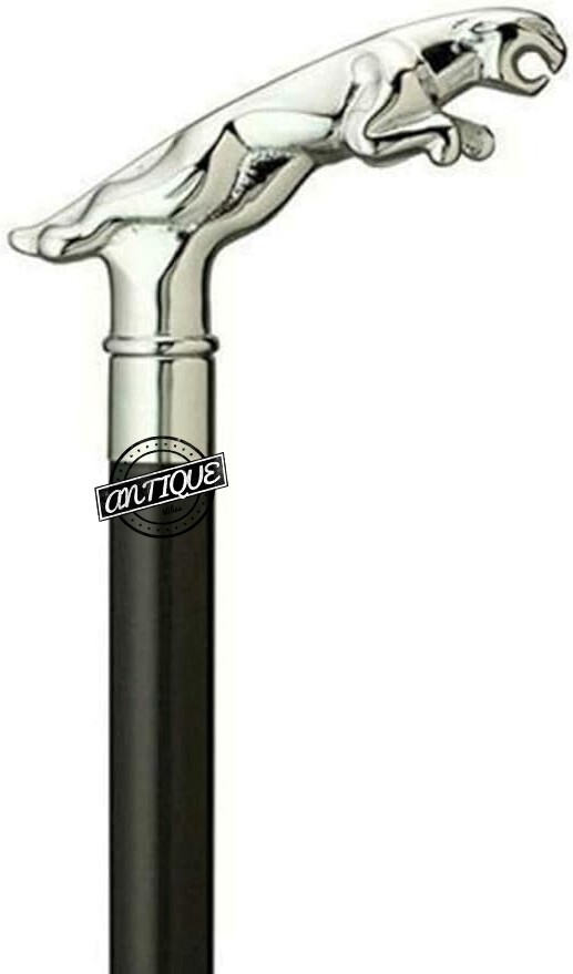 Cañón De Paseo Jaguar De Cromo Elegante Casual De Canes Para Hombres Y Mujeres