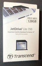 Transcend JetDrive Lite 350 128GB Expansion Card for MacBook Pro Retina 15'' NEW
