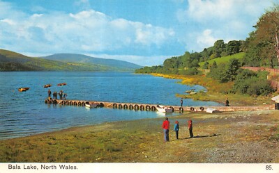 BAMFORTH TOPOGRAPHISCHE BALA SEE NORDWALES POSTKARTE GEBRAUCHT GUT+