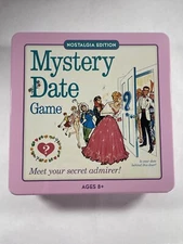 Mystery Date Nostalgia Edition Tin Box Classic Board Game 2014