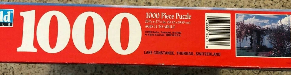 1999 VINTAGE Golden Guild Puzzle 1000pc LAKE CONSTANCE THURGAU SWITZERLAND - Image 2 of 4