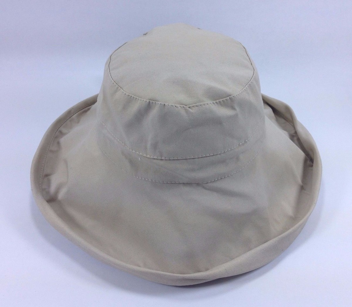 Cotton Cloche Bucket Hat Foldable Wide Brim Sun Protection SWSMCLT Women main image 2