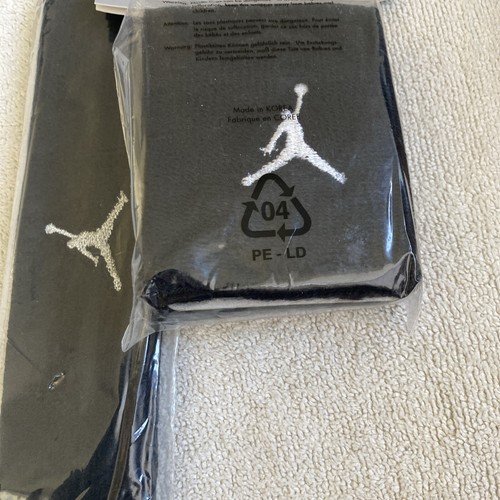 Vintage 2001 Nike Michael Jordan Jumpman Sweat Headband And WristbandsBlack- NEW - Picture 4 of 4