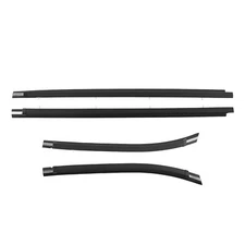 Door Window Moulding Trim Weatherstrip 4x Set for Toyota Tacoma Double Cab 95-04