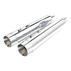 4" Megaphone Slip-on Muffler Exhaust Pipes Fit For Harley Street Glide 2017-2024