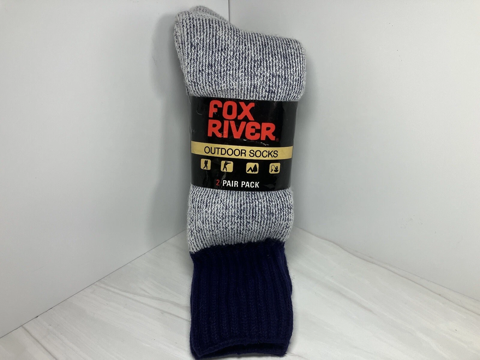 Fox River Outdoor Socks Navy Blue 2 Pack Size 9-12 Mens