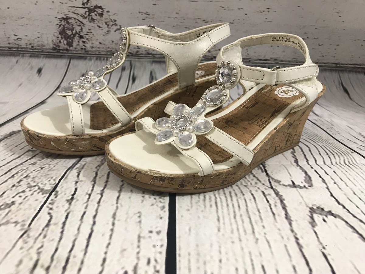 TOTAL GIRL High Heel Dress shoes Size: 13M- WHITE | eBay