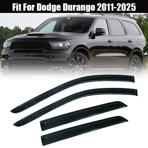 Window Visor Deflector Sun Vent Rain Shield Guard Shade For Dodge Durango 11-25 - Picture 13 of 16