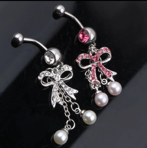 piercing ombelico pancia pendenti gemme colori acciaio chirurgico 1.6mm brillant - Foto 10 di 34