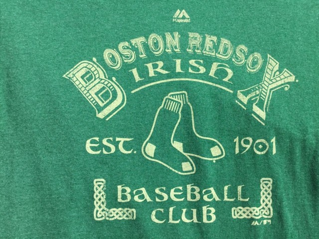Boston Red Sox IRISH Baseball Club Est. 1901 Green T-shirt sz XL | eBay