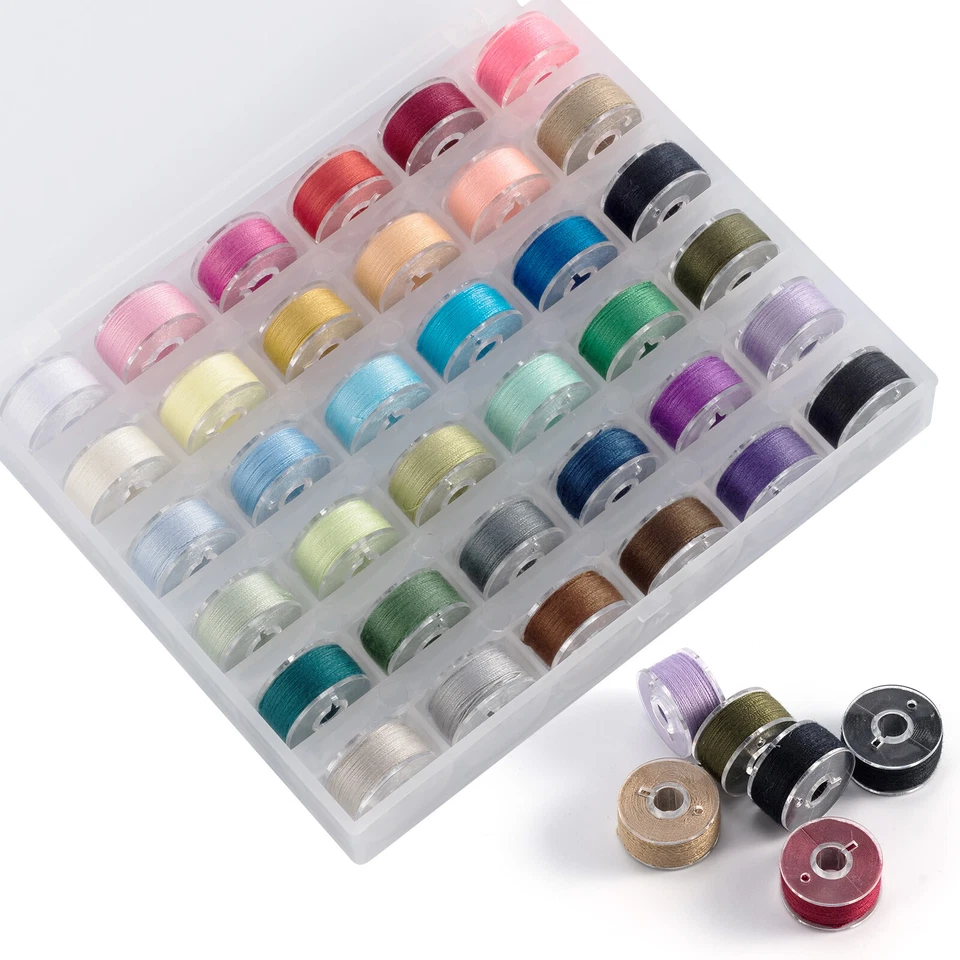 Fly Tying Thread 200D Nylon Wire Materials Kits 36 Colors Flies Lure Crappie Jig Foto 2 de 4