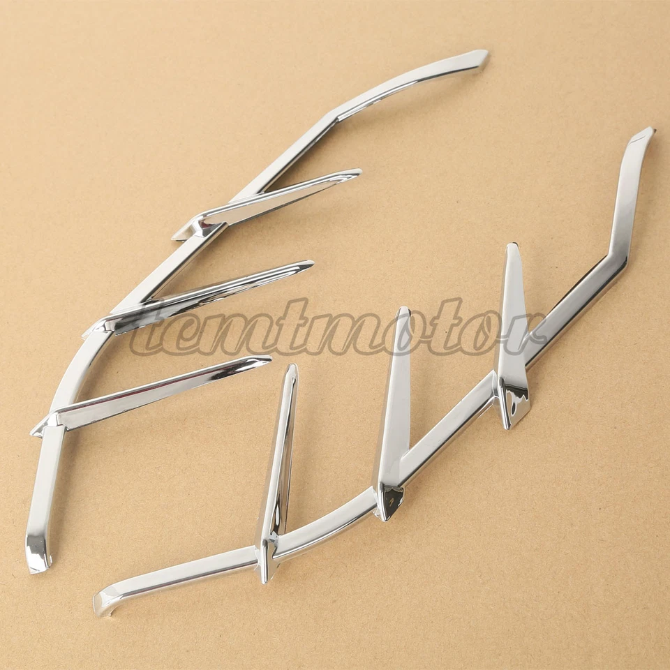 Nuevos deflectores de aire cromados de marco medio embellecedores para Harley Touring Tri Glide 09-23 15 Foto 4 de 4