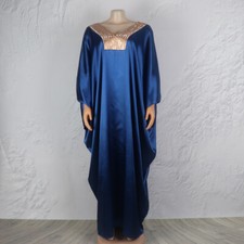 African Women Evening Long Dress Loose Dashiki Kaftan Cocktail Robe Party Gown
