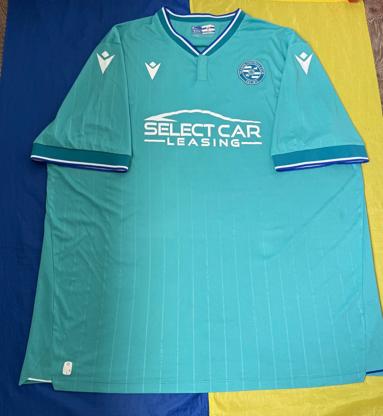 READING 2024/2025 THIRD SOCCER JERSEY FOOTBALL SHIRT MACRON Sz. 6XL