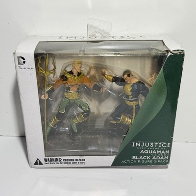 DC Collectibles Injustice Gods Among Us Aquaman vs Black Adam 2-Pack  Figures