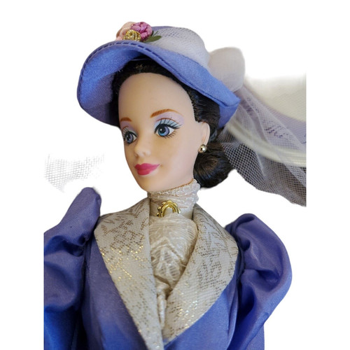 Mrs PFE Albee Barbie doll Avon Special Edition 1997 Victorian Dress Purple - Picture 3 of 4