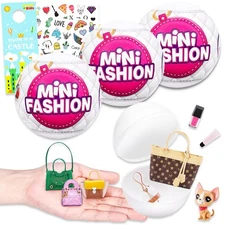 Zuru 5 Surprise Mini Brands Fashion Mystery Set 3 Pack with Accessories and T...