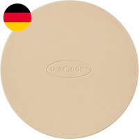 Unicook Rund Pizzastein 30.5 Cm - Pizza Backstein FüR Backofen Und Grill, Backof