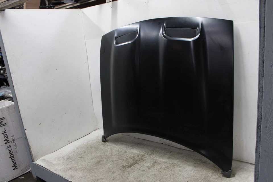 2015-2023 DODGE CHALLENGER Hood New Aftermarket Unpainted Aluminum Dual Vent - Imagem 2 de 4