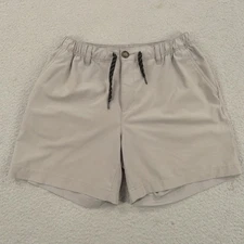 Chubbies Shorts Men Large 6" Grey Everywear Elastic Waist Surfer Casual Basils