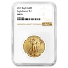 2021 American Gold Eagle 1/2 oz — photo from another recent sale