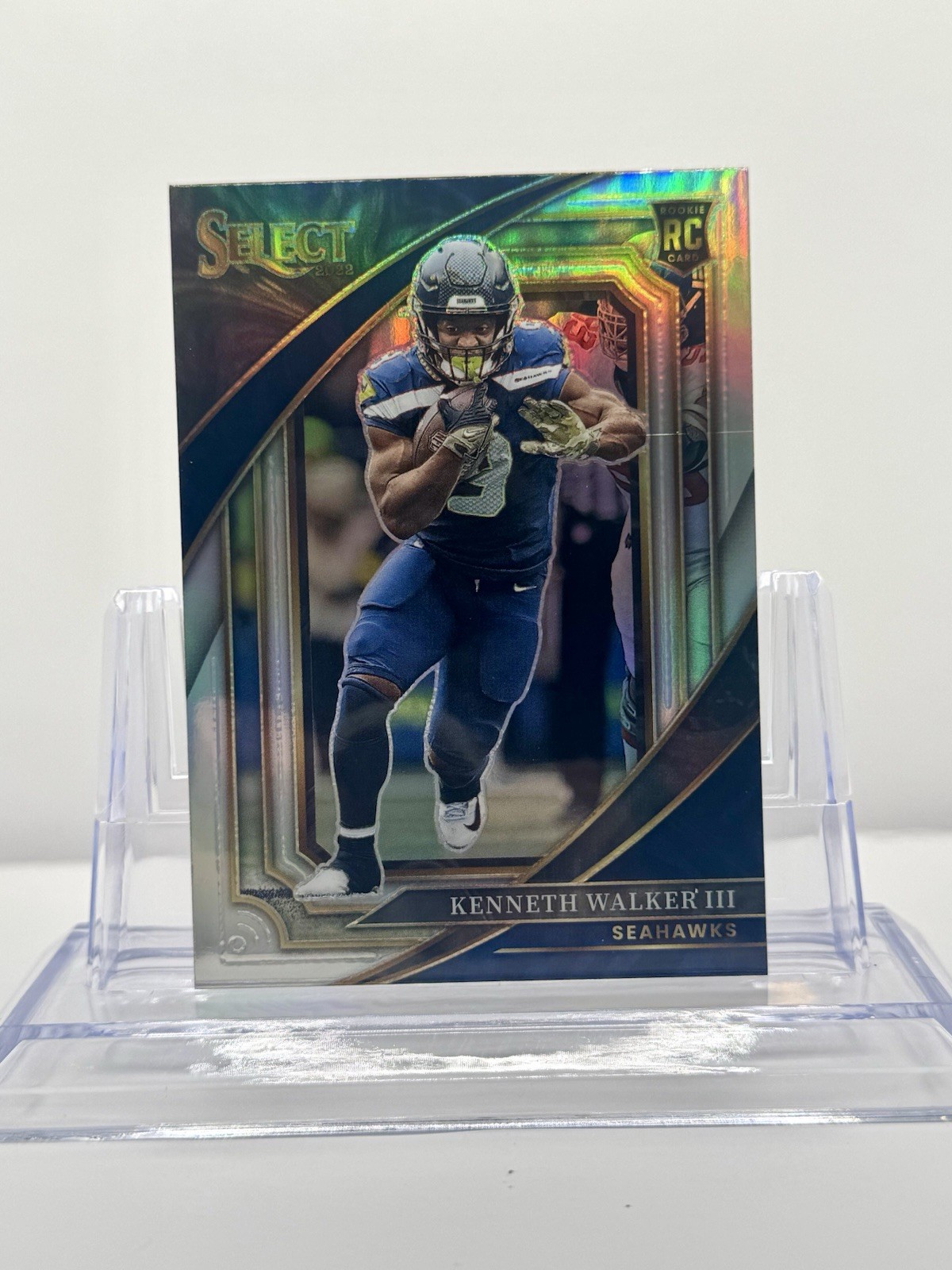 Kenneth Walker III Panini Select #388 Silver Prizm