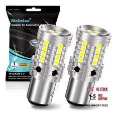 2Pcs LED Bulb White, 2057 2357 7528 Replacement for 1157 BAY15D P21/5W white