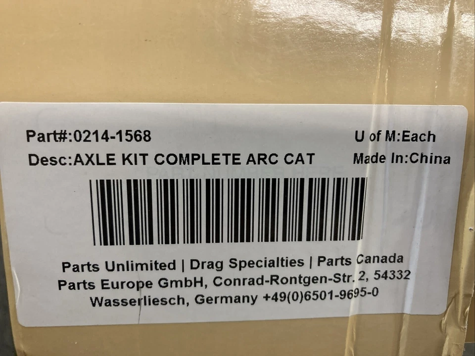 NEW GENUINE MOOSE 0214-1568 AXLE KIT COMPLETE ARC CAT - Image 2 of 4