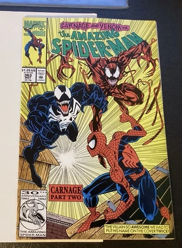 Amazing Spider-Man 362 Carnage Part Two  May 1992. NM Condition! GEM