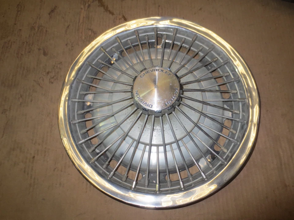 71-76 Chevrolet Camaro Chevelle Nova колпак колеса обод крышка 14» провода спицы 3046 - Изображение 3 из 4