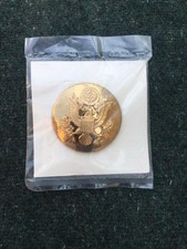 Insignia de gorra de servicio de personal alistado del ejército de los Estados Unidos edición genuina de los años 70 - NUEVA