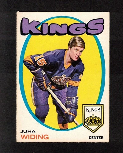 1971-72 JUHA WIDING #86 ROOKIE OPC ** L.A. Kings Star Vintage NHL Hockey Card RC