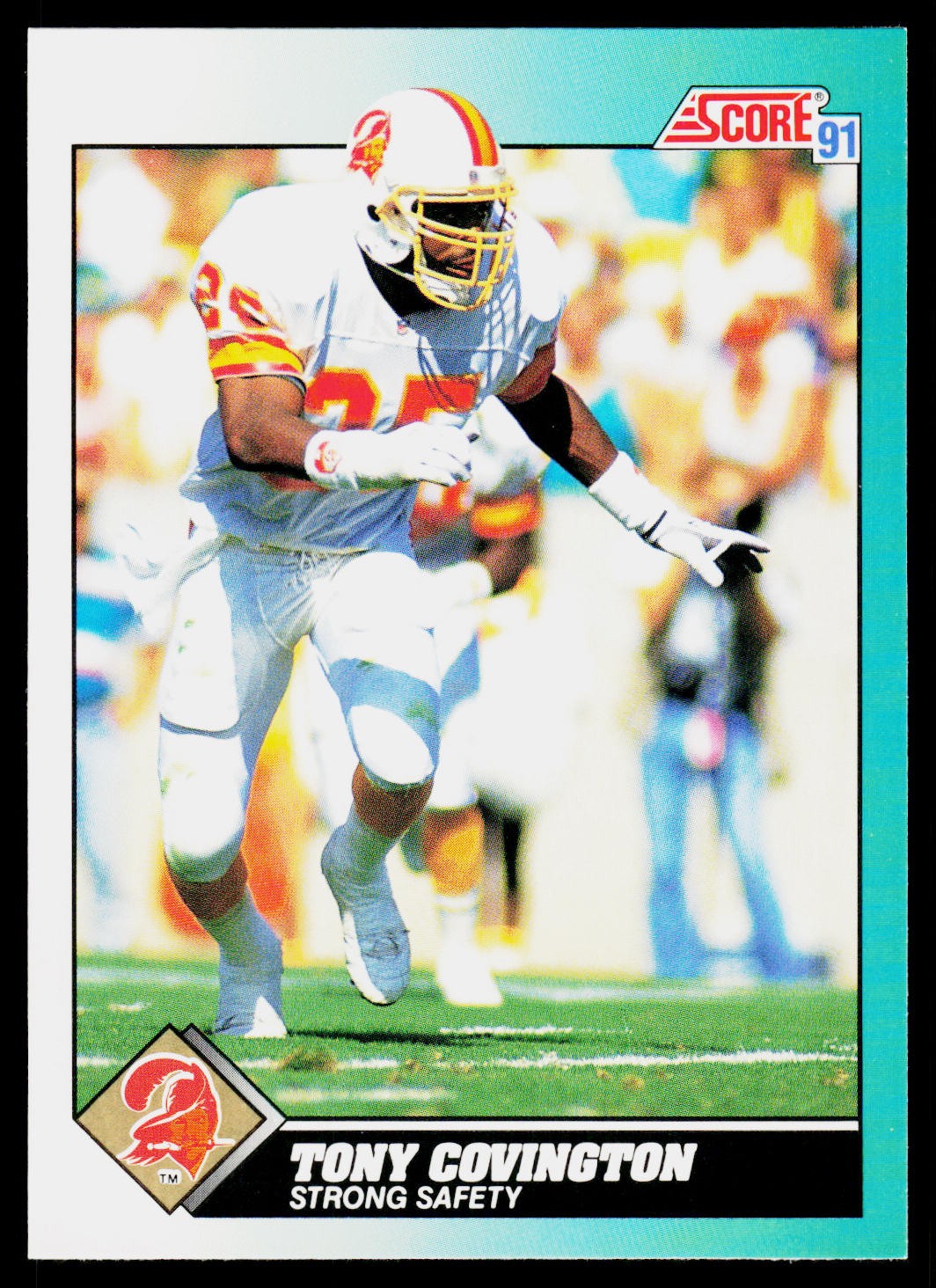 Tony Covington, 1991 Score Supplemental, #34T, Tampa Bay Buccaneers,