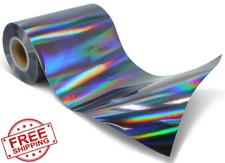 VViViD Deco65 Holographic Black Chrome Permanent Adhesive 12"x15ft