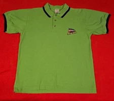 Frito Lay Doritos Extreme Team Green Polo Shirt Men's Medium Cotton Salesman