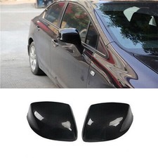 Cover Trim 2012-2015 Fit For Honda Civic Carbon Fiber Exterior Rear View Mirror