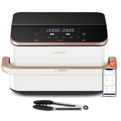 Cosori CAF-TF101S-WEUR Heißluftfritteuse Airfryer 10L Fassungsvermögen 2800 Watt