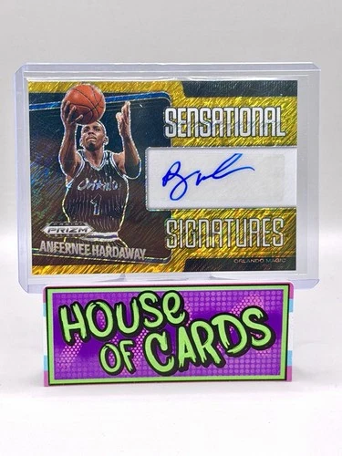 2024-2025 Prizm Anfernee Hardaway Gold Prizm Auto /10
