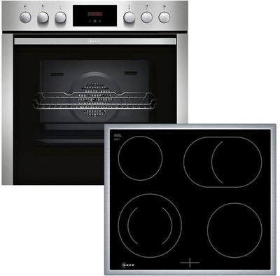 Neff EDX40 N30/N50 Einbauherdset mit Elektrokochfeld (E1CCD2AN3 + M13R42N2), 60 