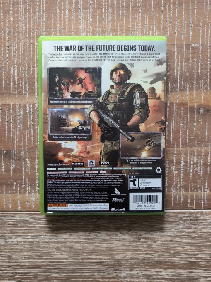 Frontlines: Fuel of War (Xbox 360) Shooter Game – 5E Case & Disc NTSC - Image 2 of 4