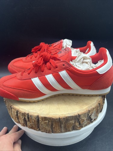 Adidas Originals Dragon Trainer Shoes Red/White 2017 Men’s 7.5 Three Stripe - Picture 16 of 20