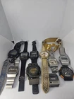 Lot of 11 vintage watches FOR REPAIR/FOR PARTS - 5 Seiko 5 Casio 1 Sanyo