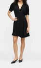 Kate Spade Fluid Puff Sleeve Mini Dress - Black UK 12 (US 8) Brand New With Tags