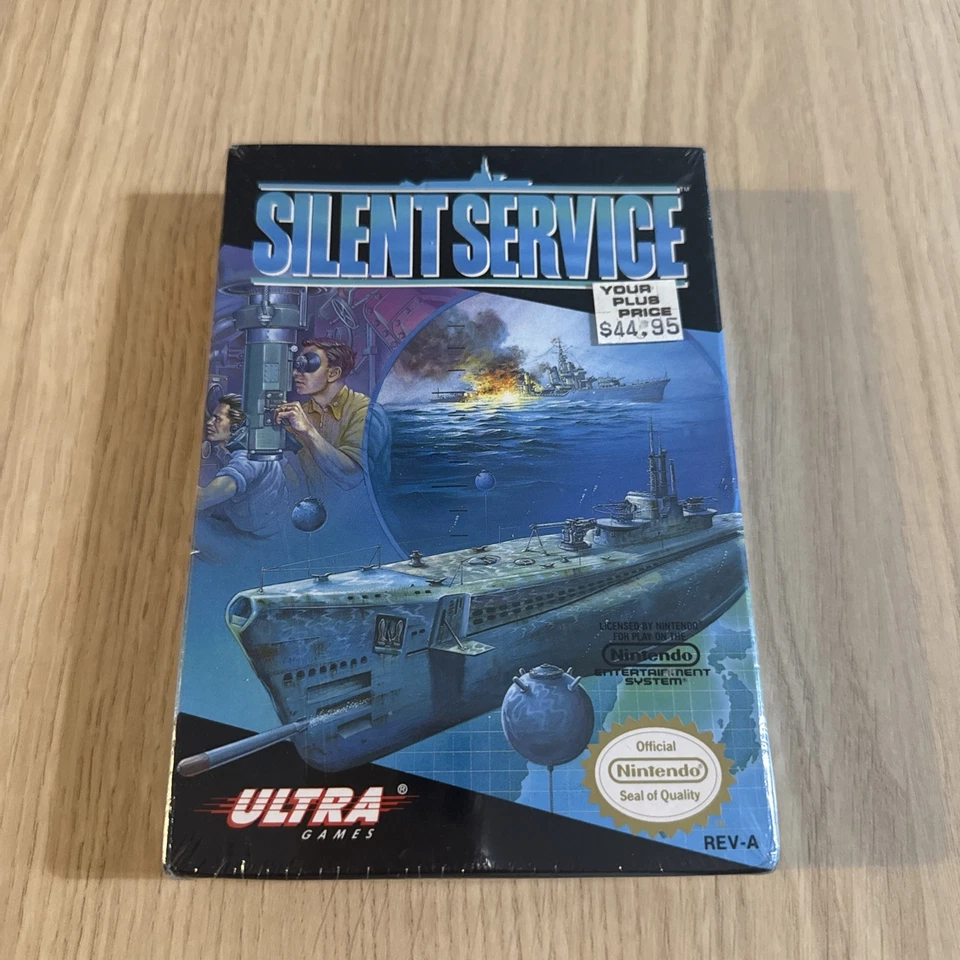 Silent Service Nintendo NES - Sealed - Rare - Fast Post - REV A - Image 3 of 4
