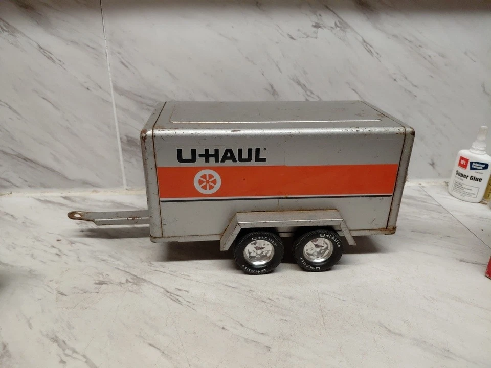 Vintage Nylint Truck & Duel Axle Trailer,nice Vintage Uhaul - Image 2 of 4
